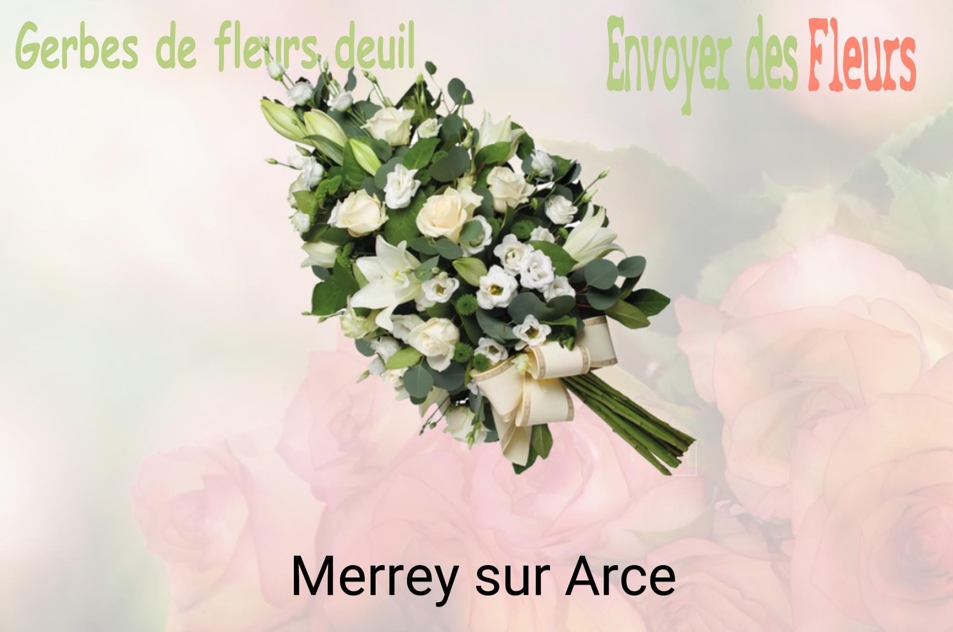 Gerbe de fleurs de deuil livrée à Merrey-sur-Arce